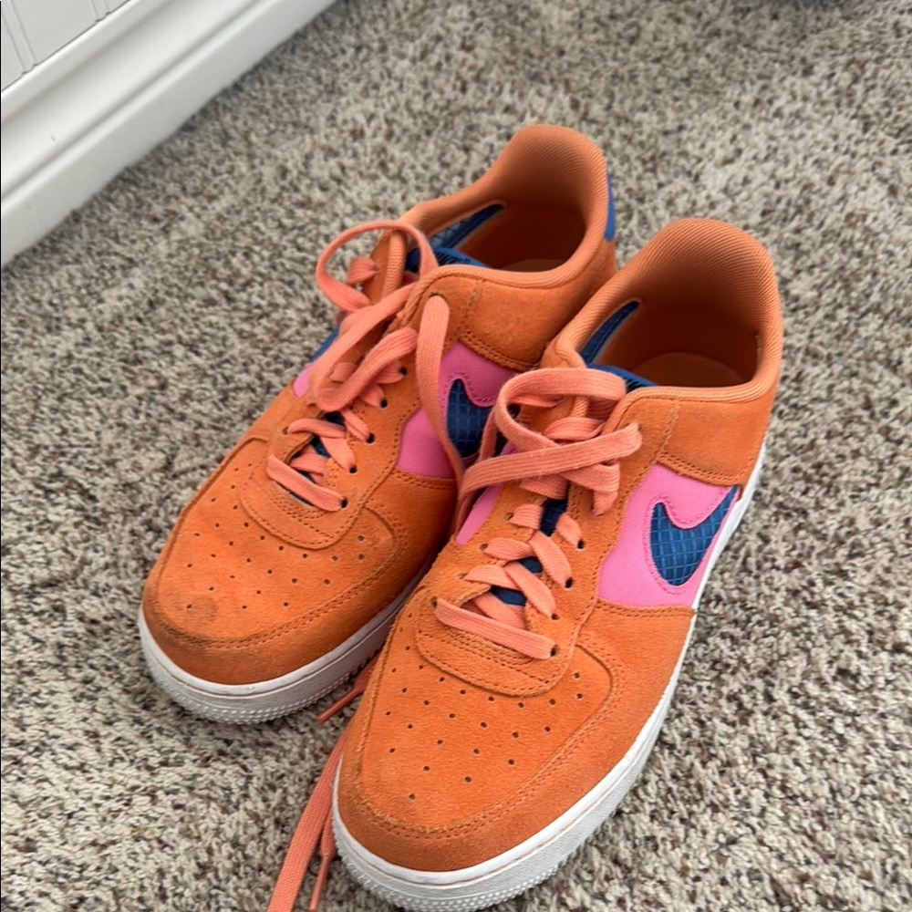 Nike Vibrant Orange and Pink Shoes